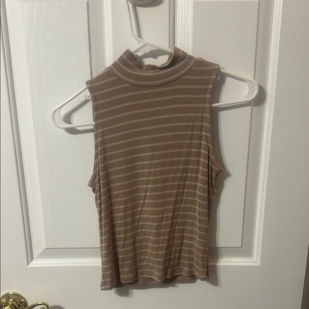 Garage Turtle Neck Cropped Tank